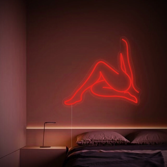 Woman Body Neon Sign for Man Cave - GEEKNEON