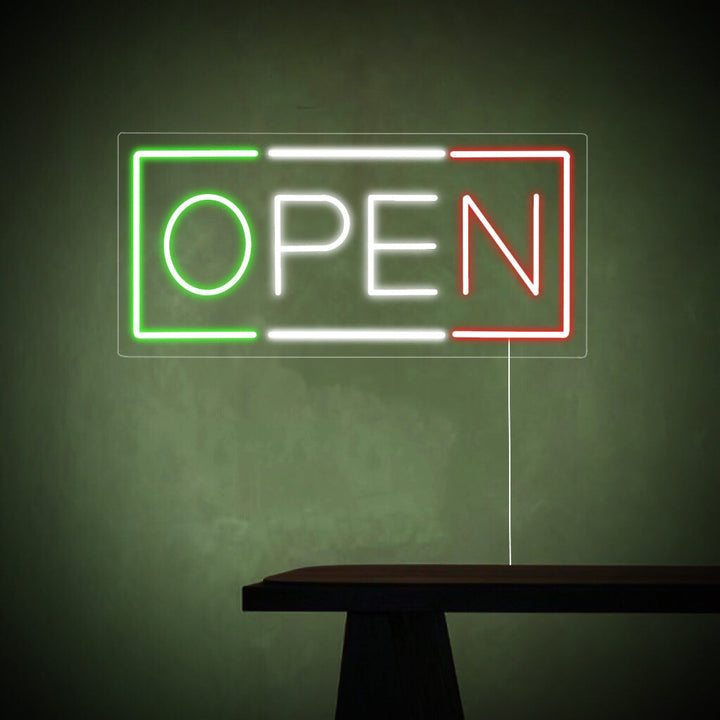 Open Italian Restaurant Neon Sign - GEEKNEON