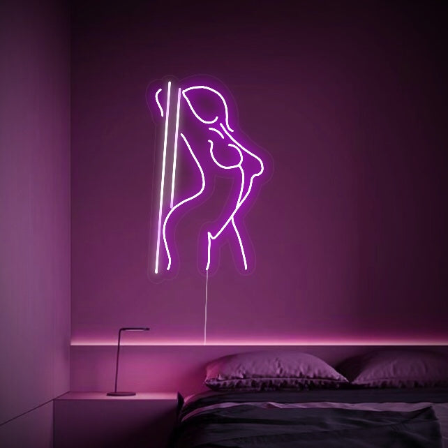 Woman Body Dancing Neon Sign - GEEKNEON