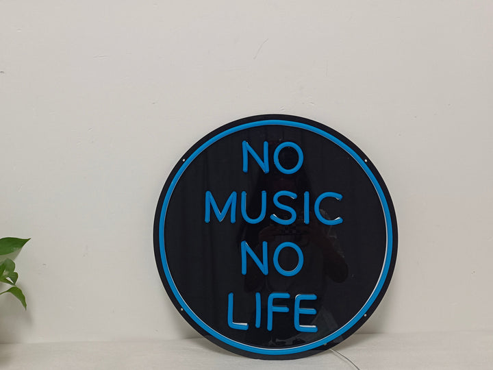 No Music No Life Neon Sign - GEEKNEON