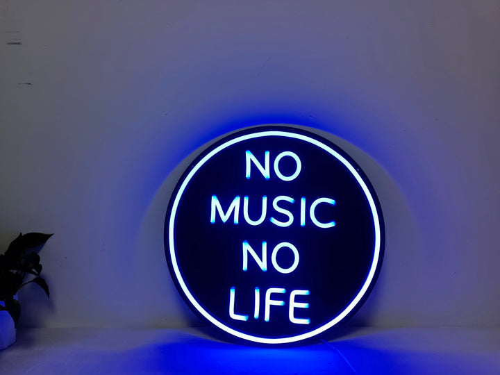 No Music No Life Neon Sign - GEEKNEON