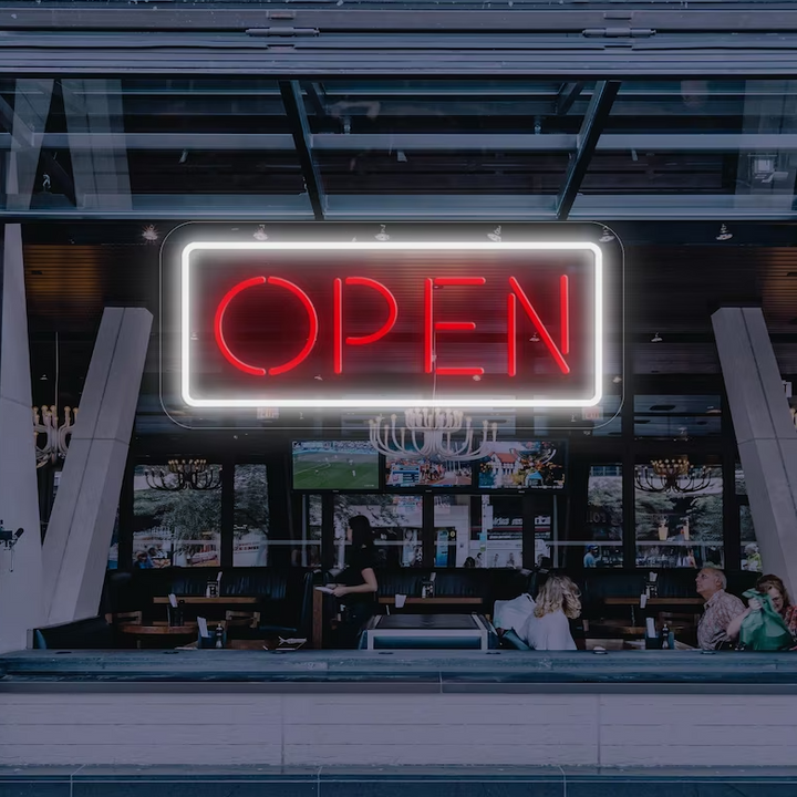 Open Neon Sign - GEEKNEON