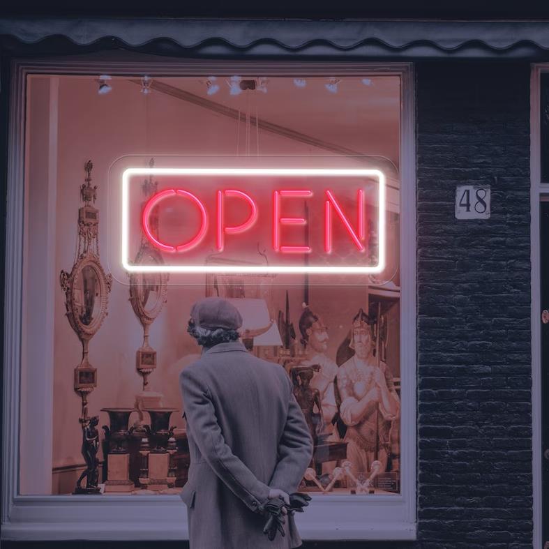 Open Neon Sign - GEEKNEON