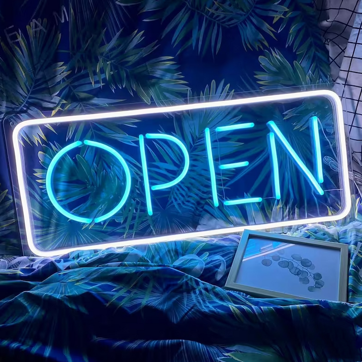 Open Neon Sign - GEEKNEON