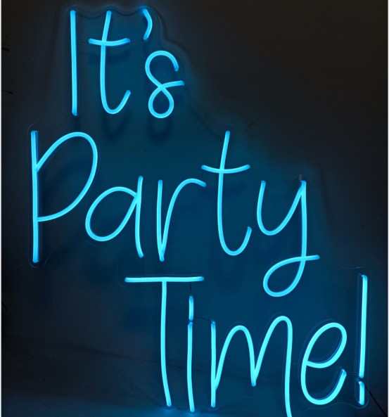 It's Party Time Neon Sign - GEEKNEON