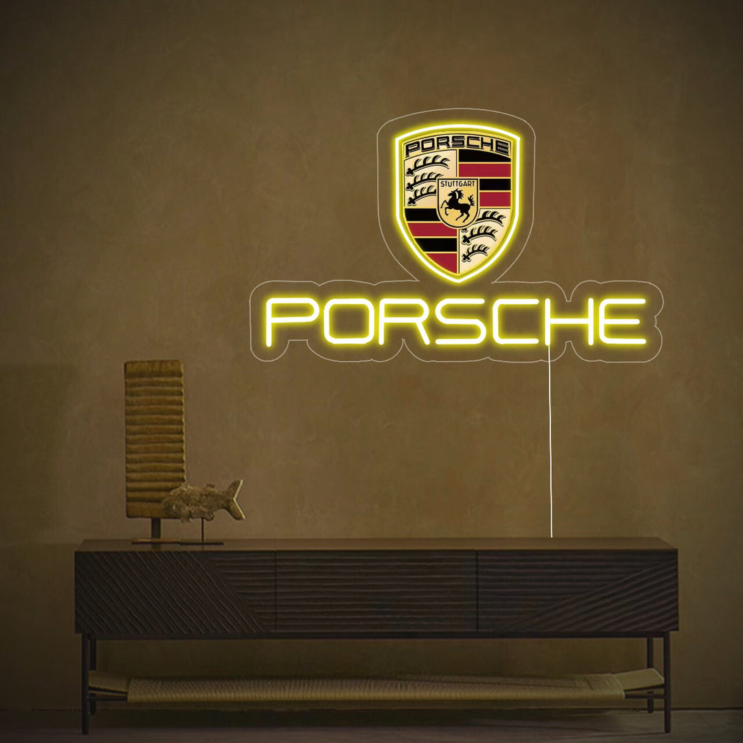 PORSCHE Neon Sign - GEEKNEON