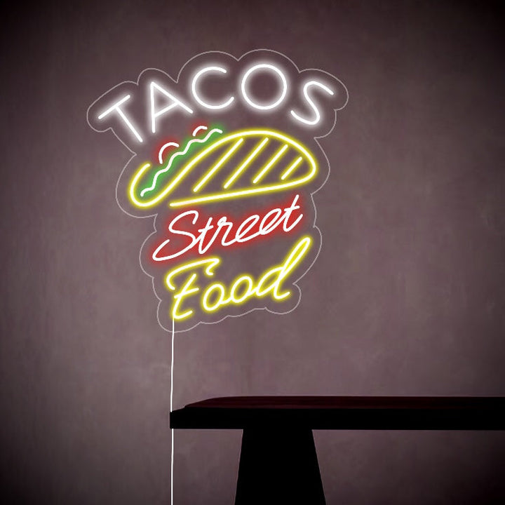 TACOS Sweet Food Neon Sign - GEEKNEON