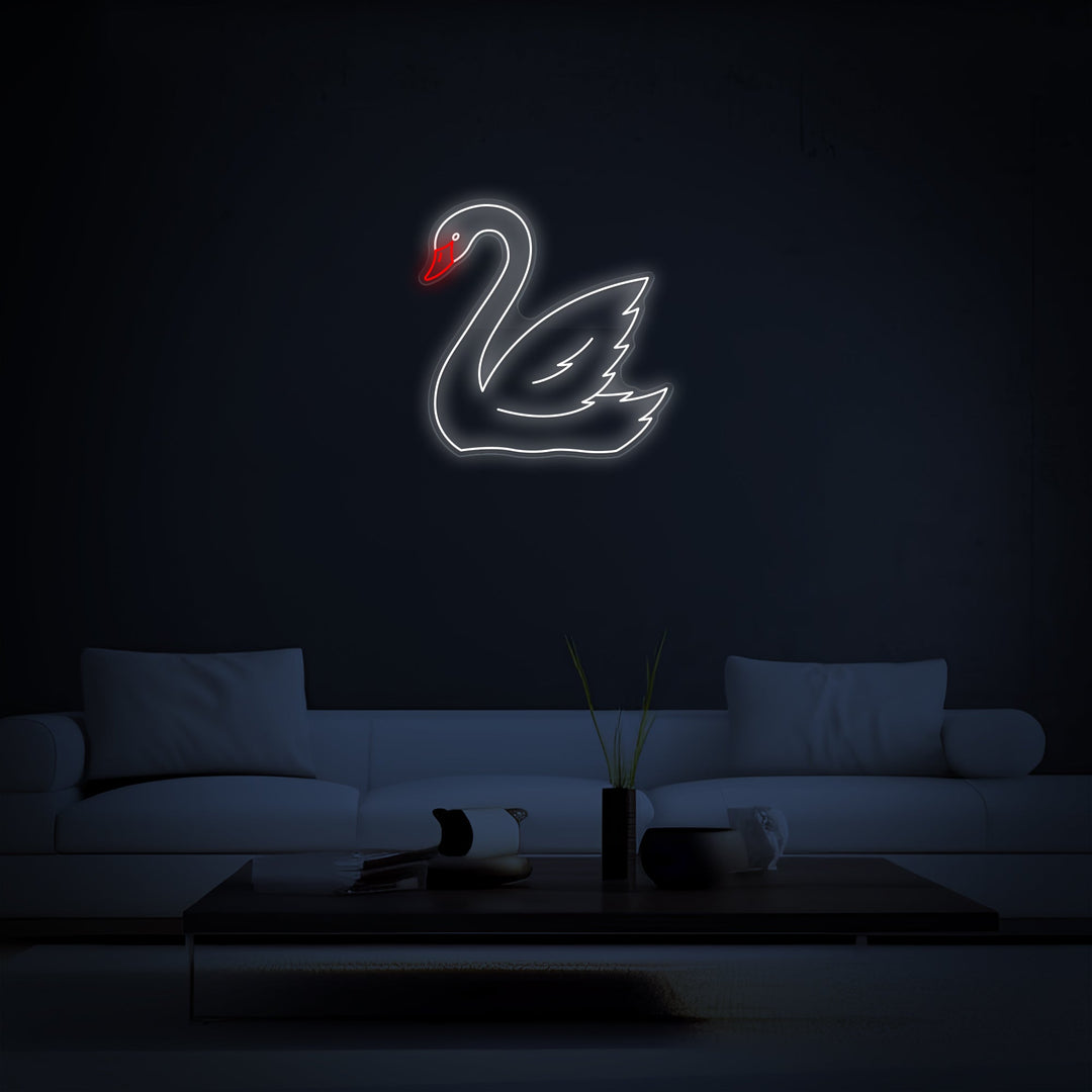 Swan Neon Sign - GEEKNEON