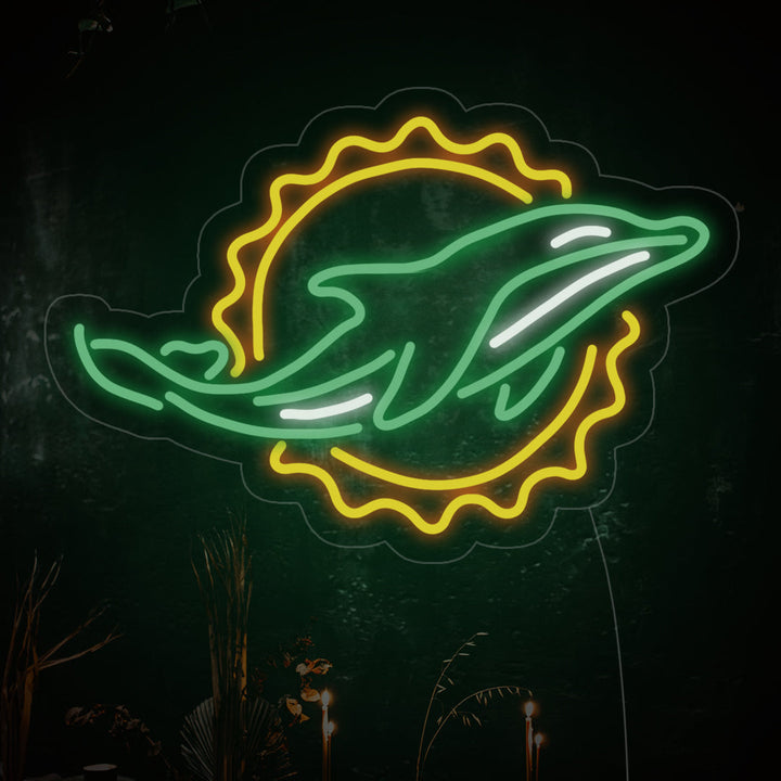 Miami Dolphin Beer Neon Sign - GEEKNEON