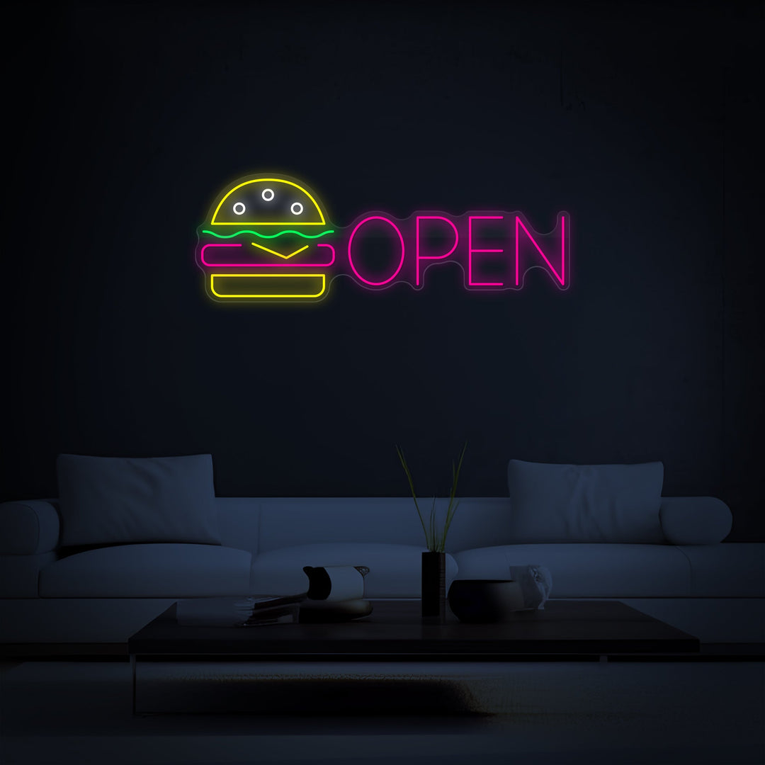 Burger Bar Neon Display