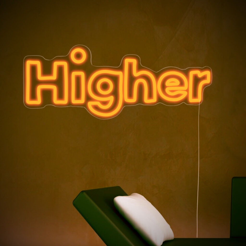 Higher Neon Sign - GEEKNEON