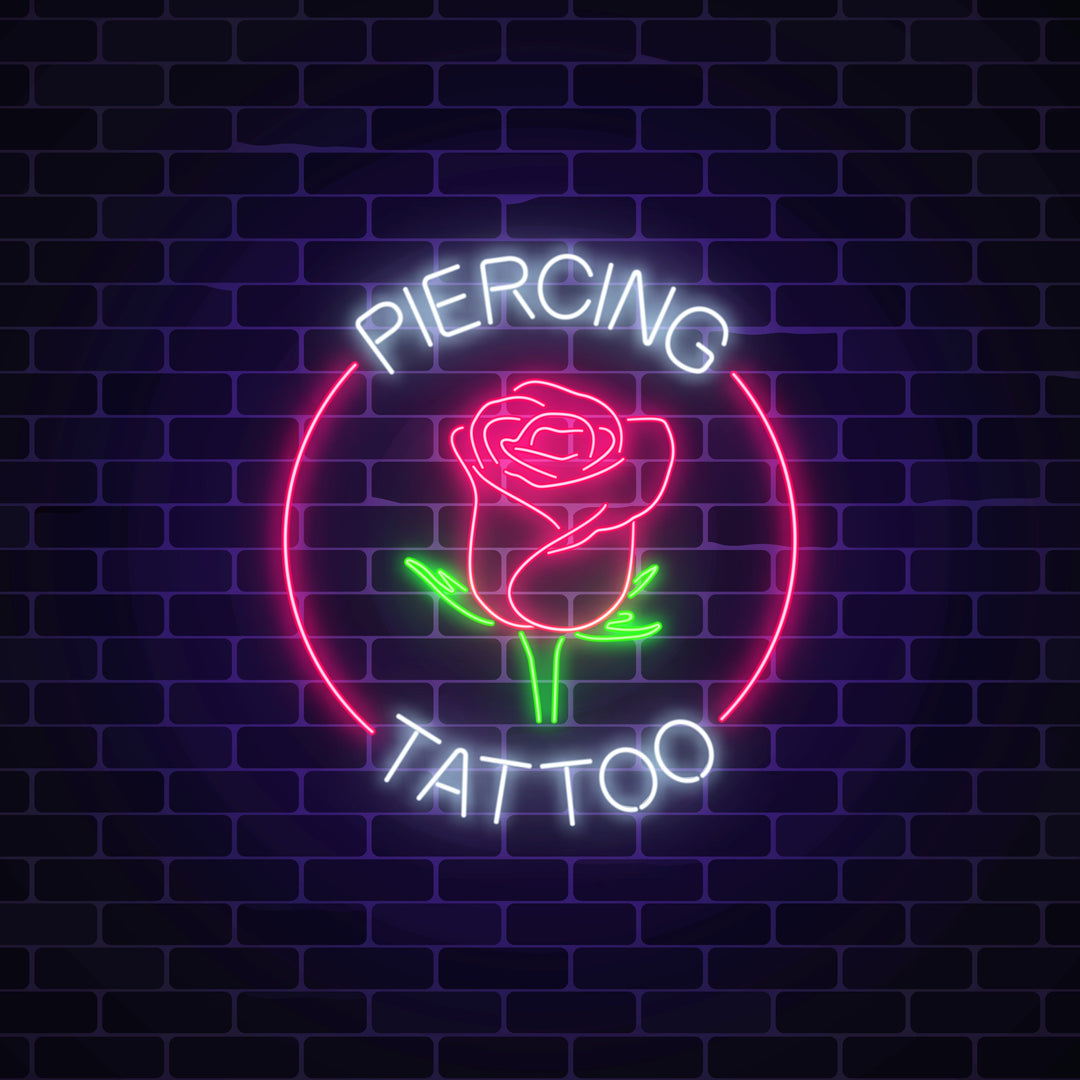 PIERCING TATTOO Neon Sign - GEEKNEON