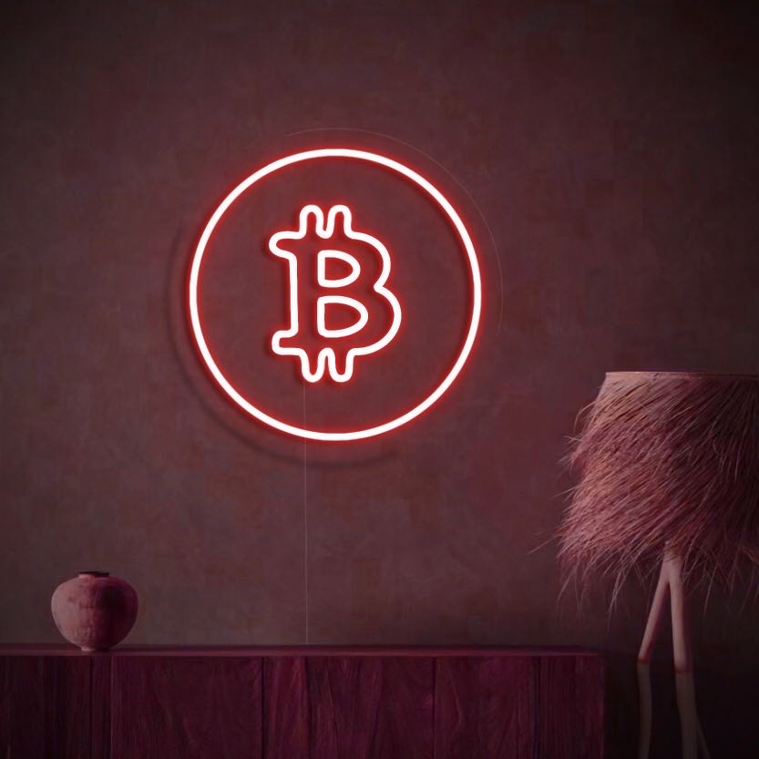 Light up one bitcoin