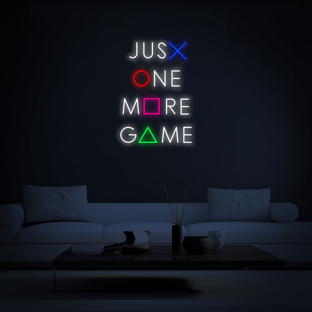 Gaming Addiction Neon Sign