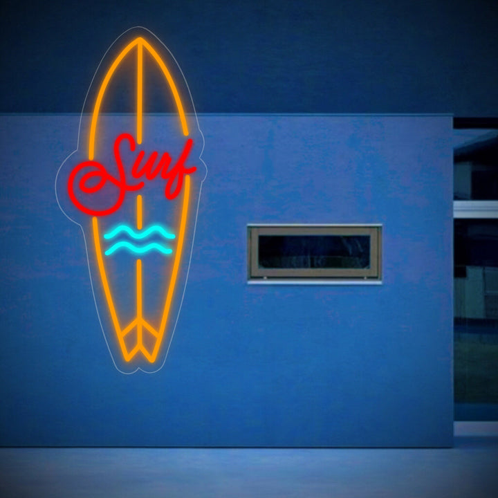 Surfing Board Sport Equipment Neon Sign - GEEKNEON