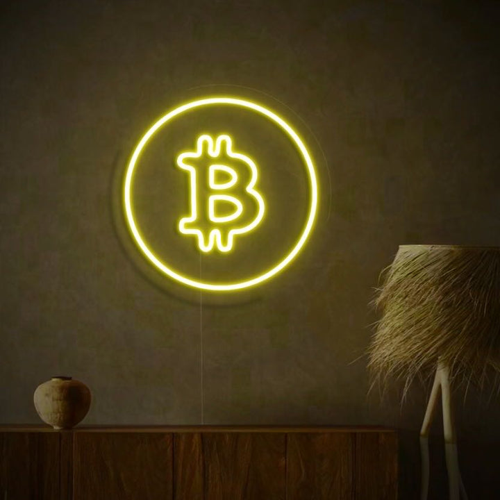 Bitcoin BTC Neon Sign - GEEKNEON