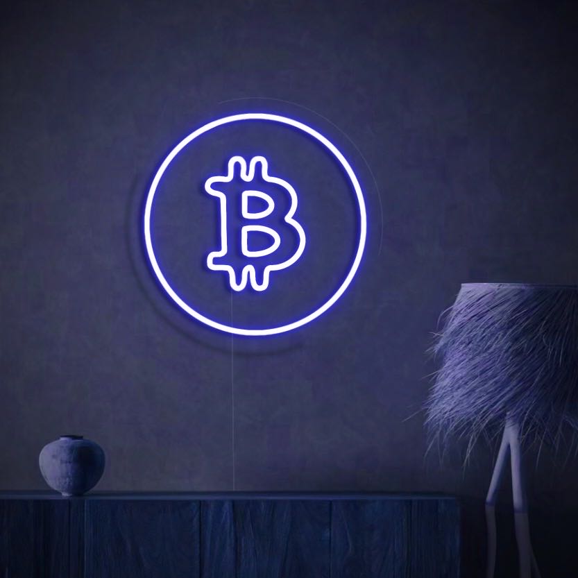 Love Bitcoin Neon Sign