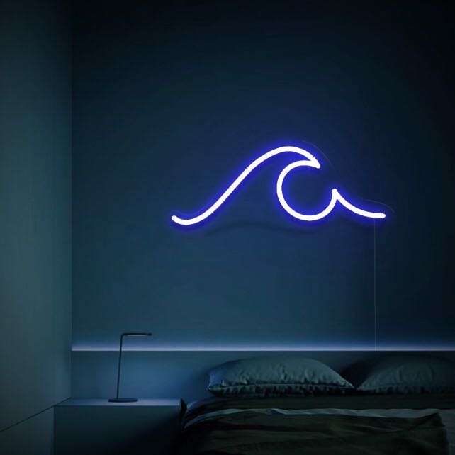 Seaside Neon Wall Art