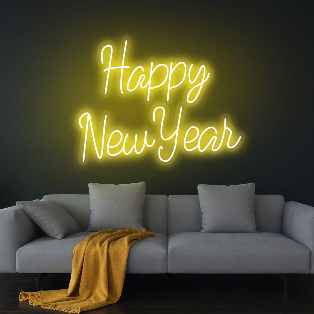 Happy New Year Neon Sign - GEEKNEON