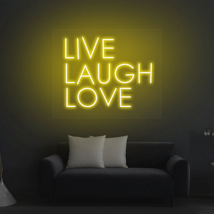 "Live Laugh Love" Neon Sign - GEEKNEON