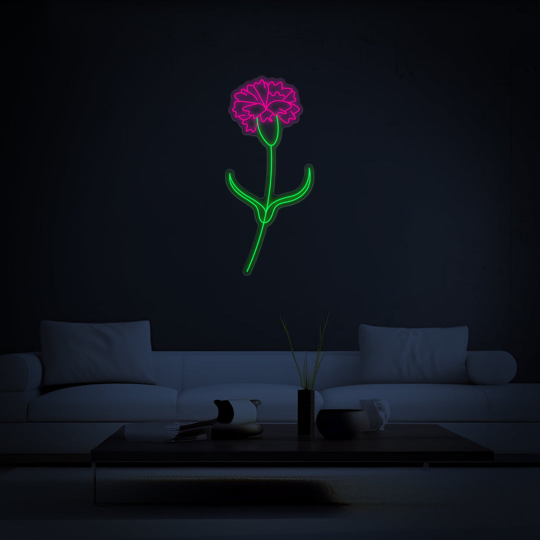Floral LED Sign