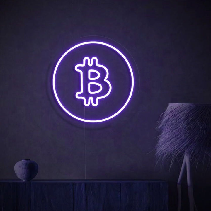 Bitcoin BTC Neon Sign - GEEKNEON