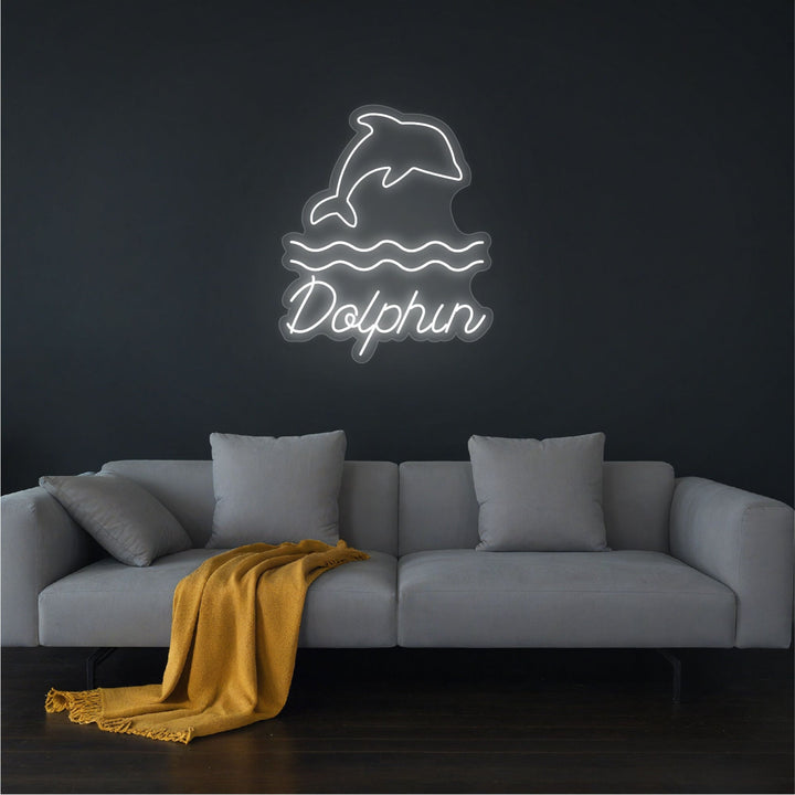 Dolphin Neon Sign for Kids Room - GEEKNEON