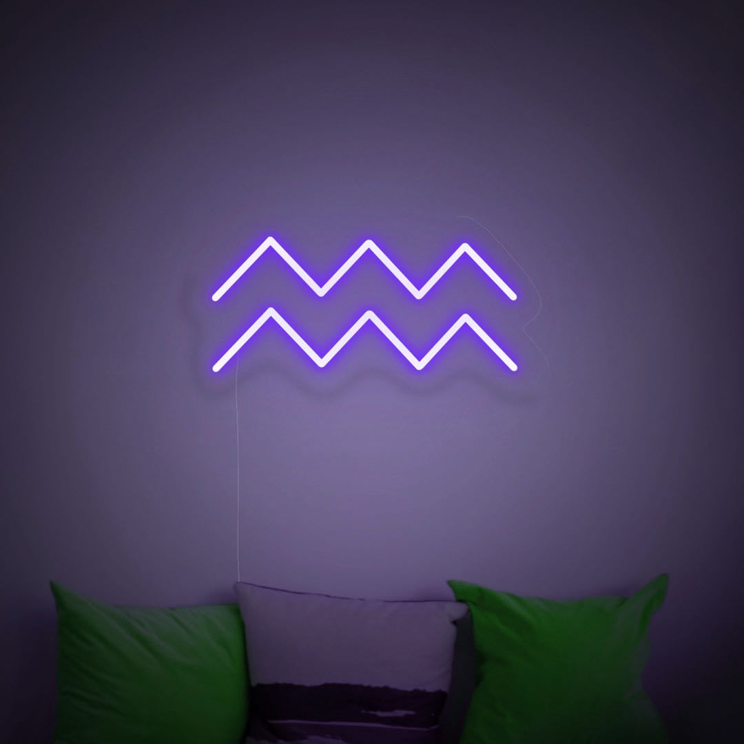 Aquarius LED Neon Sign