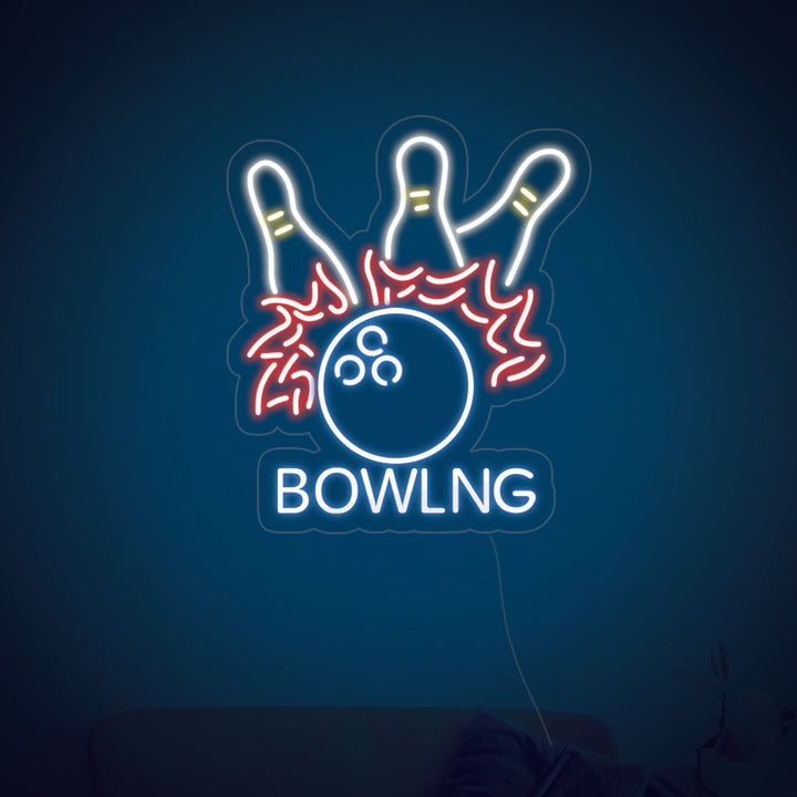 Bowling Ball Neon Sign - GEEKNEON