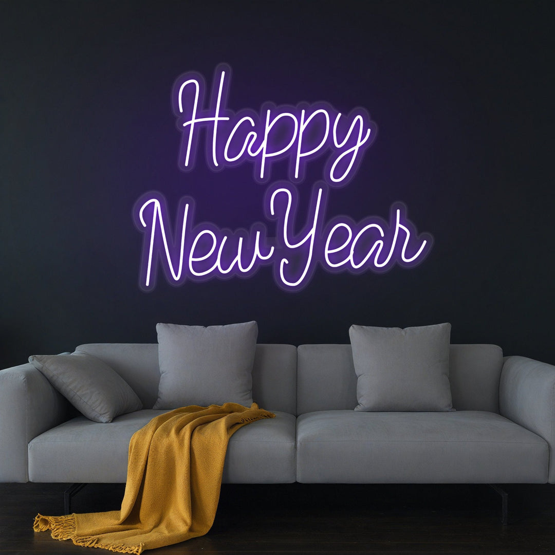 Happy New Year Neon Sign - GEEKNEON