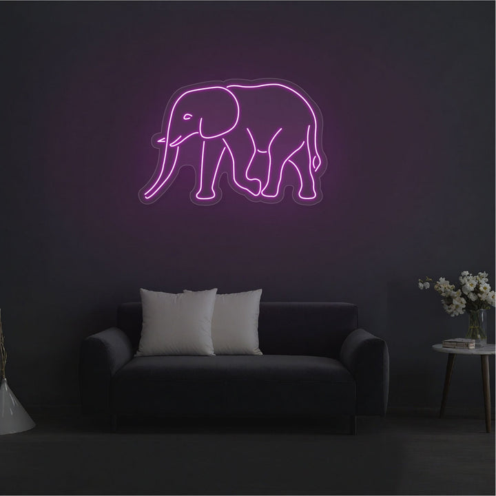 Elephant Neon Sign for Kids Room - GEEKNEON