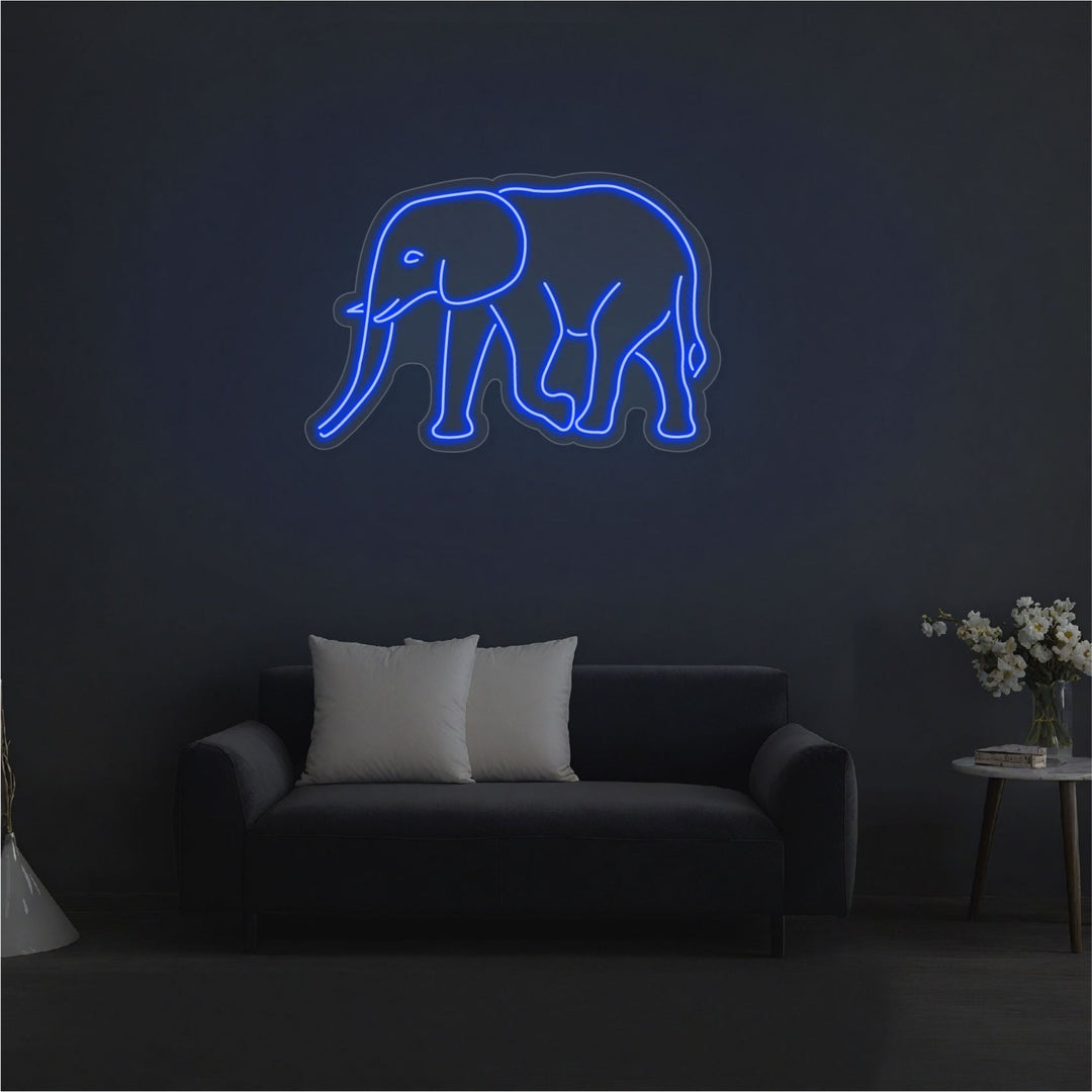 Elephant Neon Sign for Kids Room - GEEKNEON