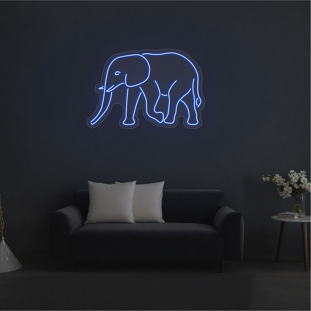 Elephant Neon Sign for Kids Room - GEEKNEON