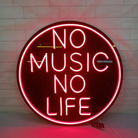 No Music No Life Neon Sign - GEEKNEON