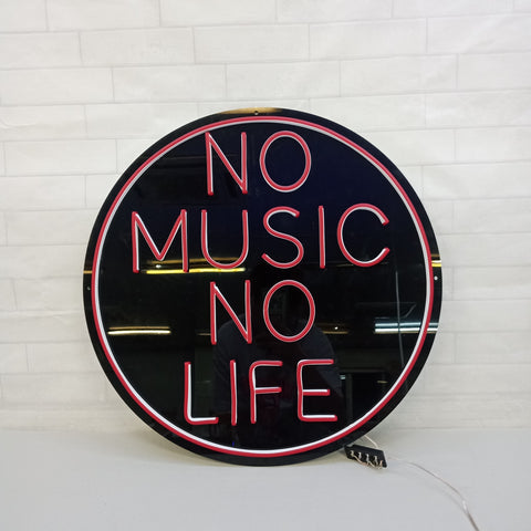 No Music No Life Neon Sign - GEEKNEON