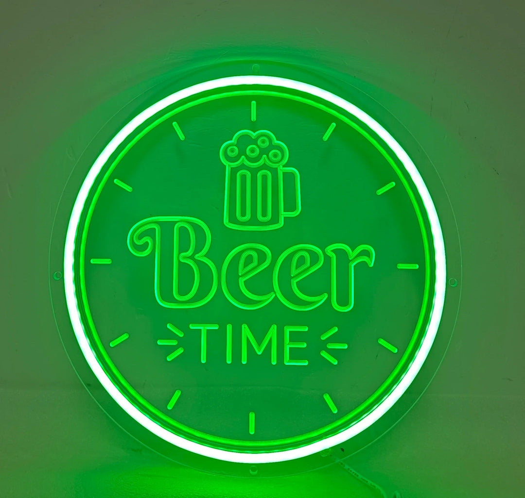 Beer Time Neon Sign - GEEKNEON