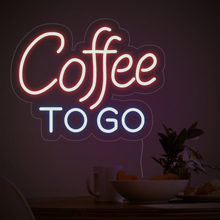 Coffee To Go Neon Sign - GEEKNEON