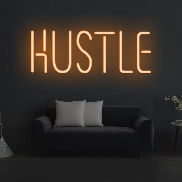 'HUSTLE' Neon Sign - GEEKNEON