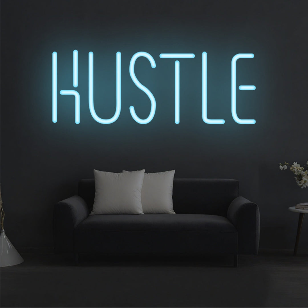 'HUSTLE' Neon Sign - GEEKNEON