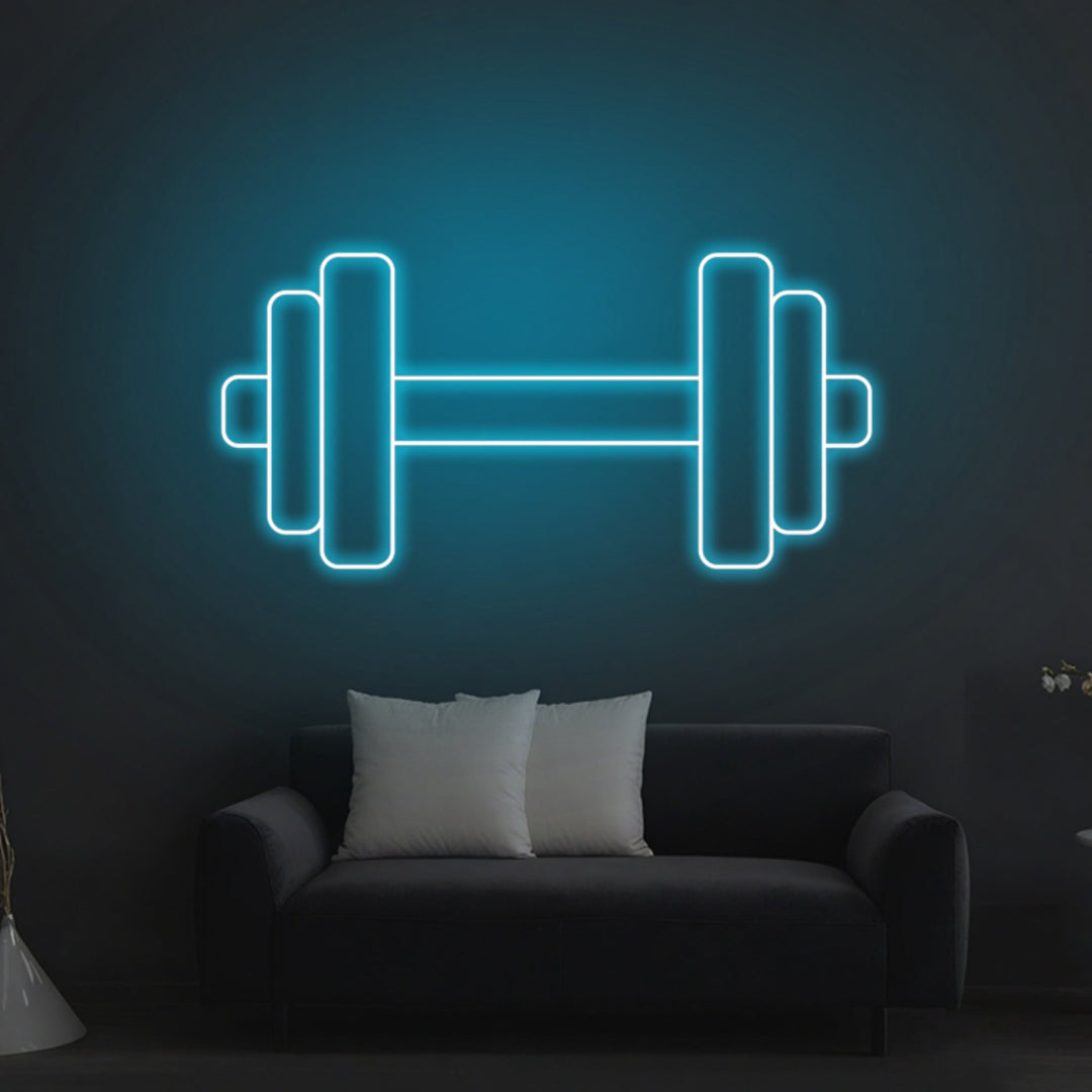 Dumbbell Neon Sign - GEEKNEON