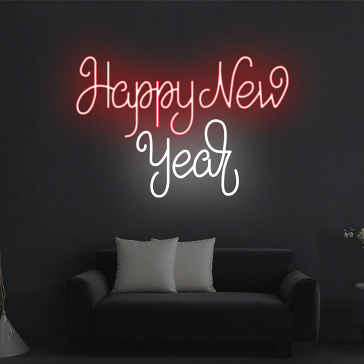 Happy New Year Neon Sign - GEEKNEON