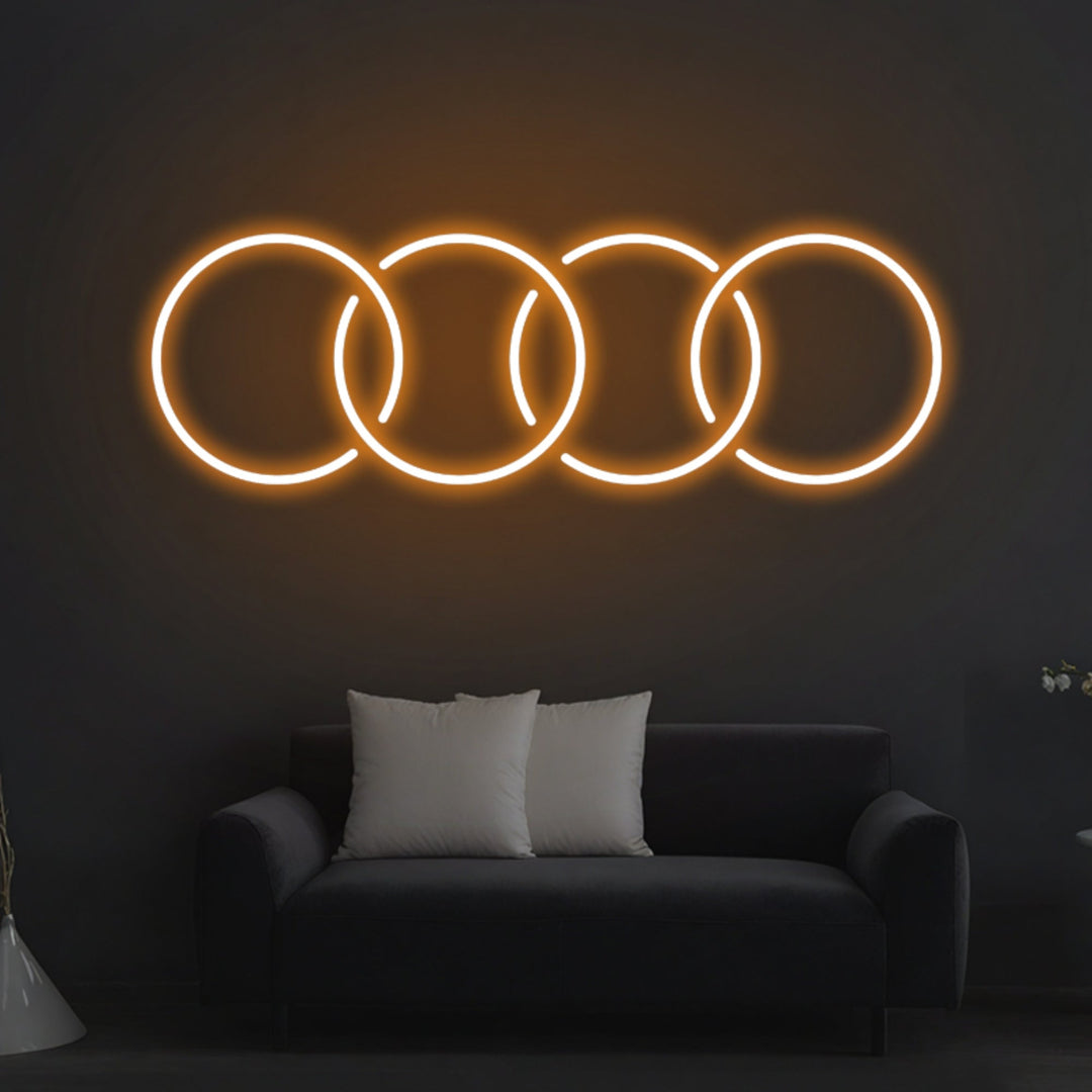 Personalized Audi Neon Lighting