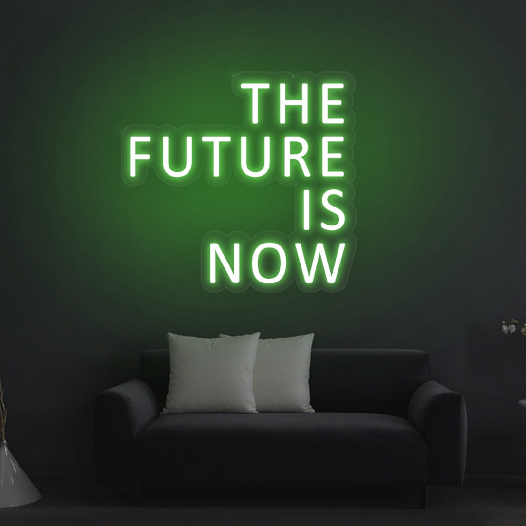 "The Future Is Now" Neon Sign - GEEKNEON