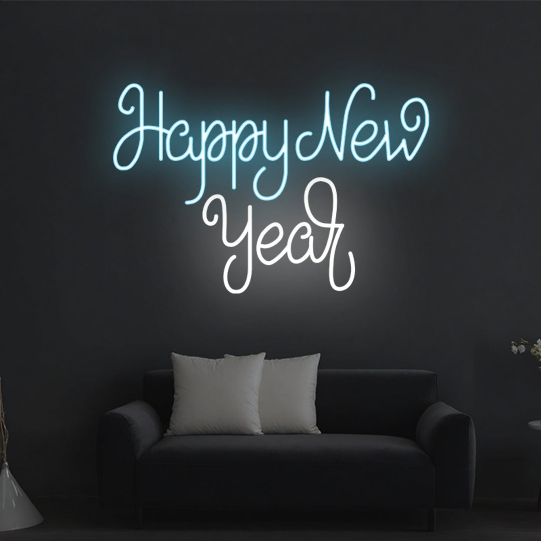 Happy New Year Neon Sign - GEEKNEON