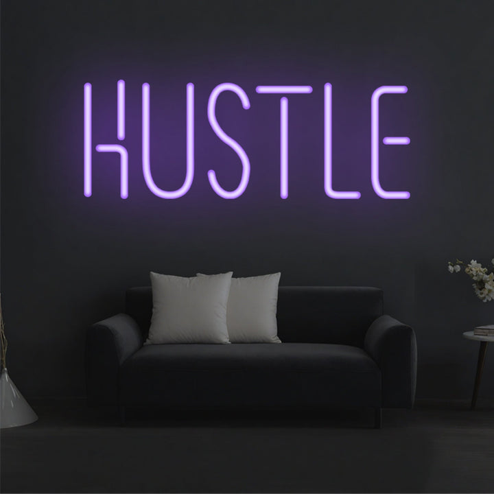 'HUSTLE' Neon Sign - GEEKNEON