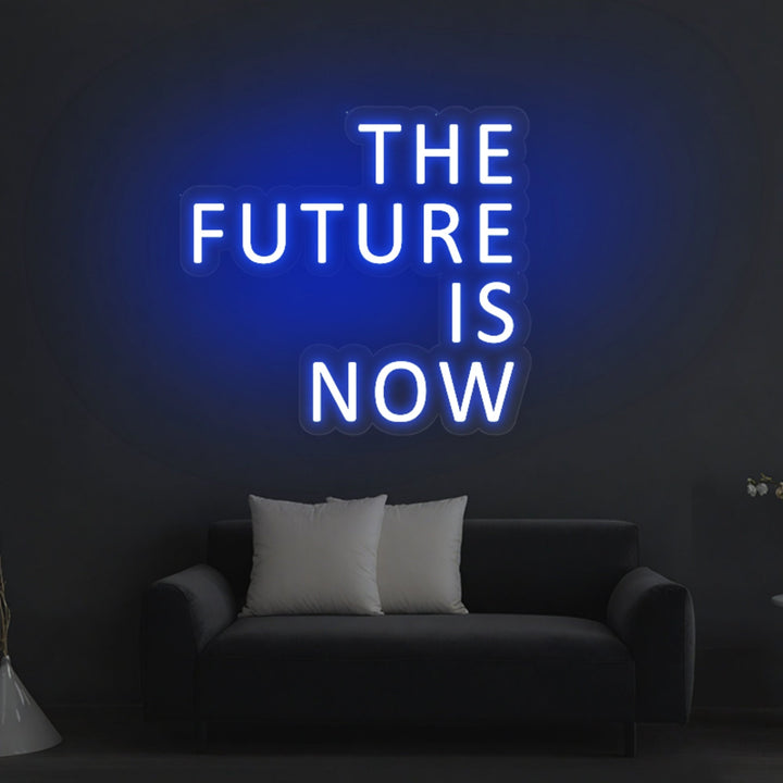 "The Future Is Now" Neon Sign - GEEKNEON