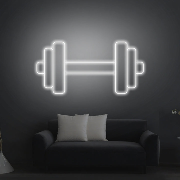 Dumbbell Neon Sign - GEEKNEON