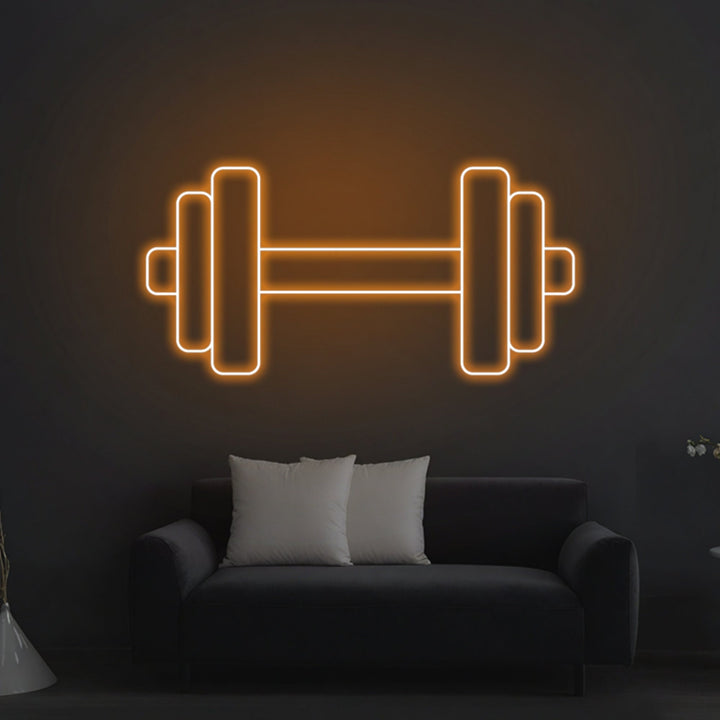 Dumbbell Neon Sign - GEEKNEON