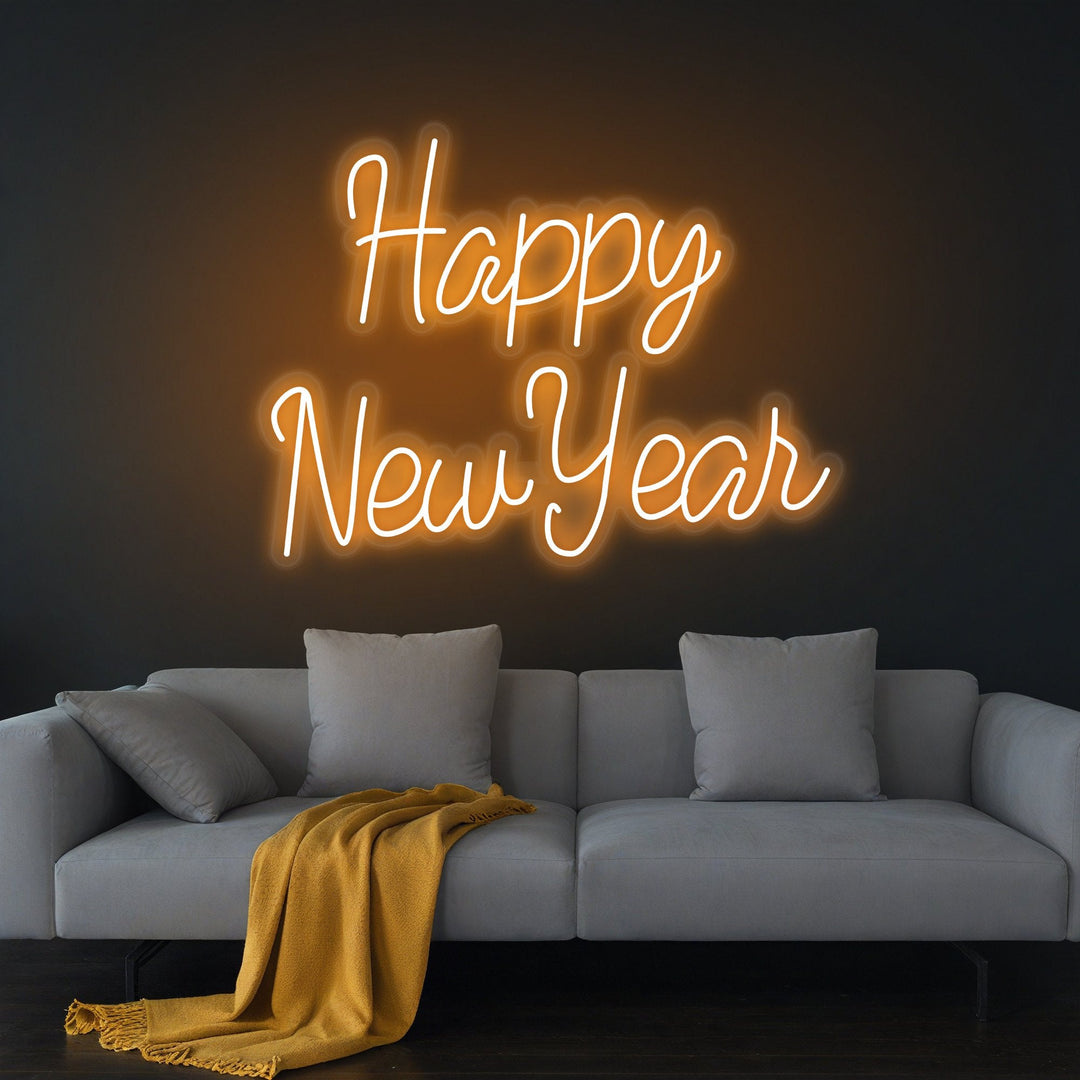 Happy New Year Neon Sign - GEEKNEON