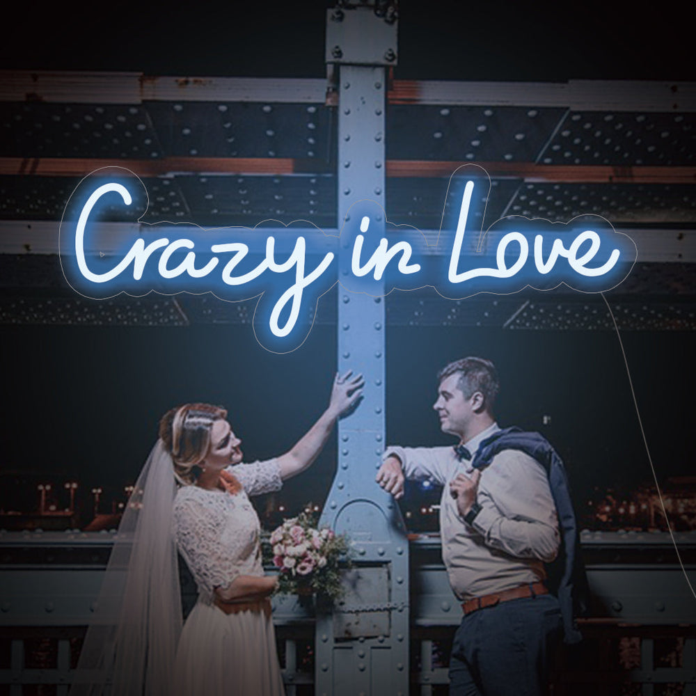 Crazy in Love Neon Sign - Neon Rental - GEEKNEON